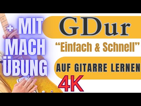 Gitarren Akkorde lernen leicht gemacht! | G Dur einfach erklärt & mitspielen