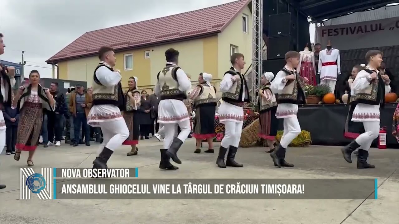 Ansamblul Ghiocelul vine la Târgul de Crăciun Timișoara!