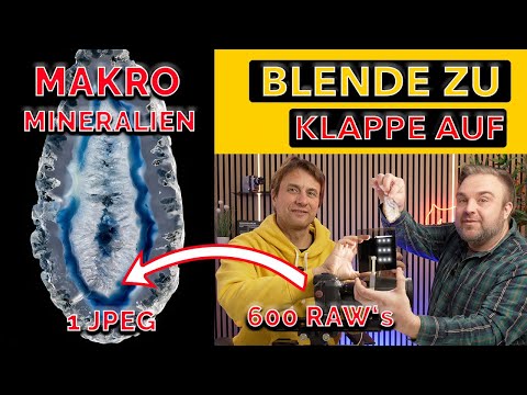 Makro Fotografie Mineralien - Das ist unglaublich: 600 RAWs für 1 Jpeg