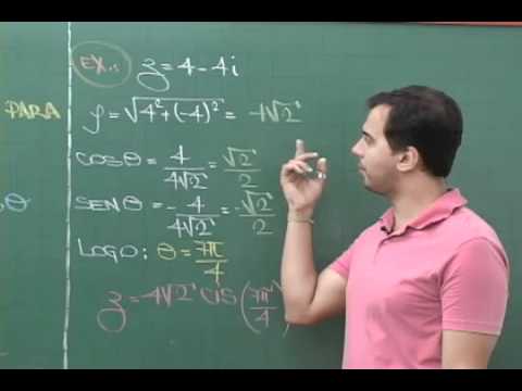 Professor de matemática fala sobre números complexos