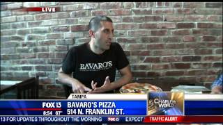 Neapolitan Pizza, best eaten with a fork & knife! Bavaro's & Fox News