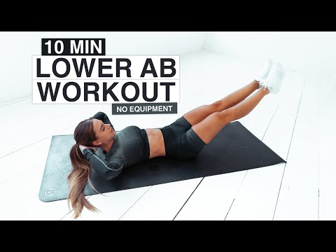 10 MIN LOWER AB WORKOUT | No Equipment