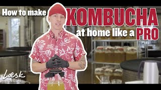 How to make kombucha at home (like a pro) | Step-by-step | Eric from Læsk