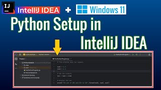 Python Setup in Intellij IDEA || Create and run Python program in Intellij idea