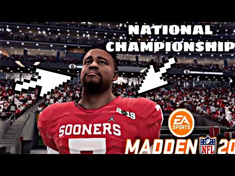 MADDEN 20 FACE OF THE FRANCHISE - CFP NATIONAL CHAMPIONSHIP! MADDEN 20 CAREER MODE EP.2