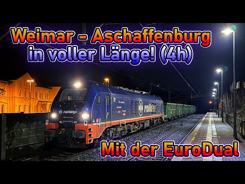 Langversion - vier Stunden EuroDual am Stück von Weimar nach Aschaffenburg Hafen! (Teil 1-5)