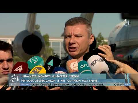 Ukraynaya növbəti humanitar yardım: İndiyədək Azərbaycandan 1.5 min ton yardım yola salınıb