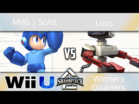 Smash@Tech 3/18/17 - MVG | ScAtt (Megaman) vs Loco (ROB) - Smash 4 Winners Quarters