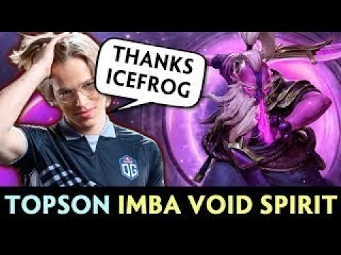 OG Topson , Super Ninja , VOID SPIRIT With Rapier Dota 2 7.23