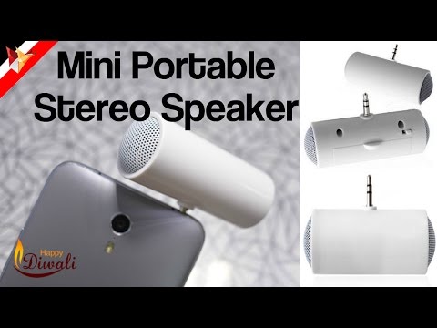 Mini Portable Stereo Speaker with 3.5mm Jack