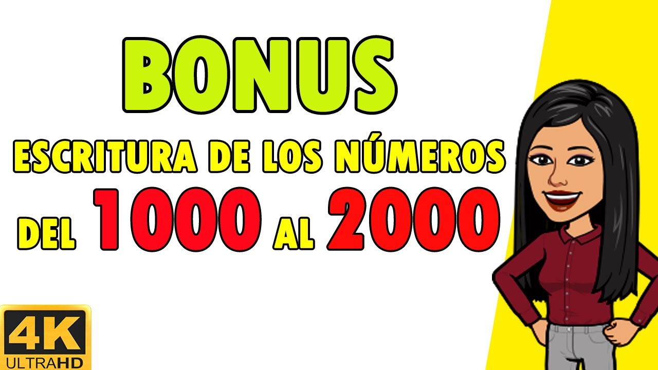 🏅Números del 1000 al 2000 en español | COMPLETO 🧠✅ | Spanish Numbers 1000-2000