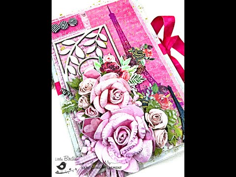 Little Birdie Crafts True Love Desk Folio Tutorial