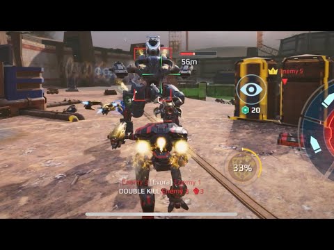 Hellburner Facing Minos | War Robots Gameplay