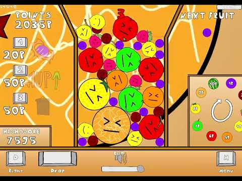 Watermelon Game gameplay - YouTube