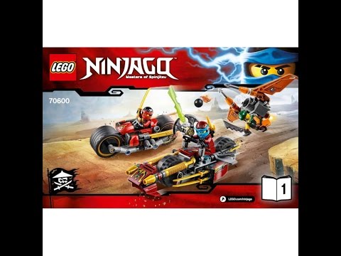 LEGO® Ninjago 70600 Погоня на мотоциклах. Инструкция по сборке