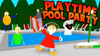 Playtime S Backstory The True Story Of Baldi S Basics Roblox Roleplay Free Online Games - pool party roblox