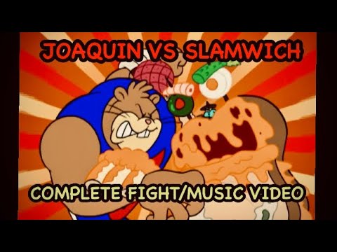Operation: F.O.O.D.F.I.T.E. - Joaquin Vs. Slamwich ~ Complete Fight/Music Video (High Quality)