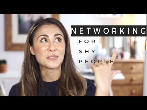 給害羞的人們：商業社交技巧 (Business Networking Tips For Shy People)