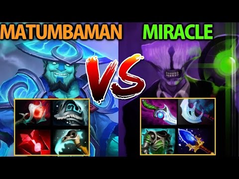 Miracle- [Void] vs Matumbaman [Storm] Dota2- Let's Fight Again!
