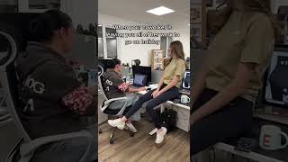 When your coworker is leaving you to go on holiday #shorts