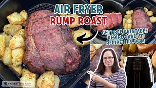 Air Fryer Rump Roast (full roast dinner including roasties and parsnips)