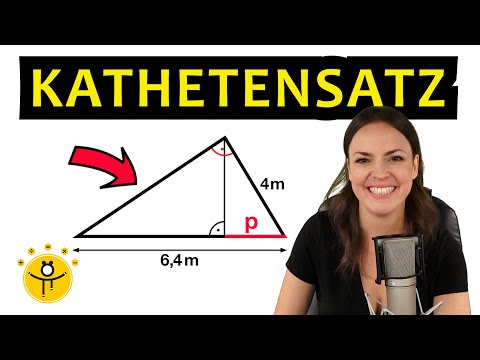Kathetensatz des Euklid – Dreieck Anwendung
