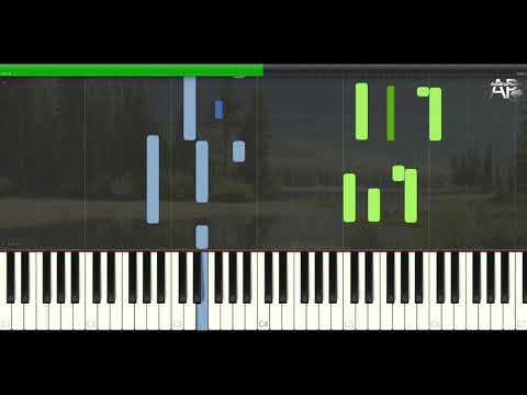 Páslo dievča pávy | Adelina Piano synthesia tutorial