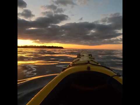 Sunset paddle #kayak #sunset #sunsetview #newzealand