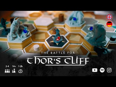 The battle for THOR'S CLIFF / THORS KLIFF - Board Game Kickstart