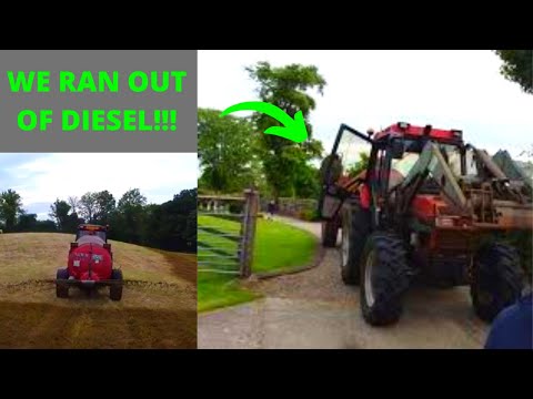 Slurry spreading on silage ground! #slurry #case #silage