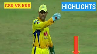 CSK vs KKR IPL 2021 Full Match Highlights | CHENNAI VS KOLKATA FULL HIGHLIGHTS | CSK KKR Last Over