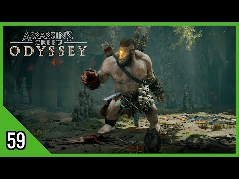 Assassin's Creed Odyssey a God Among Men & Cyclops Fight