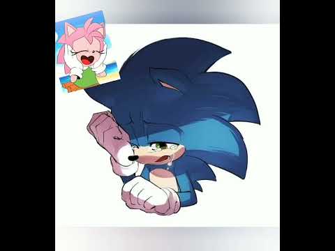 #otro edit mio -w- #Cuando sonic no se quería casar con amy #XD f por sonic #Edit 100%mío  🦔❤🖤