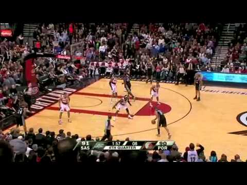 Portland Trail Blazers vs San Antonio Spurs 3-25-11