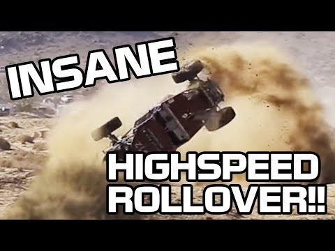 INSANE HIGHSPEED Ultra4 Rollover from Brinkfab at King of the Hammers 2015 - S4E1