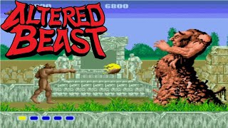 Altered Beast Full Game - All 5 Stages SEGA Megadrive