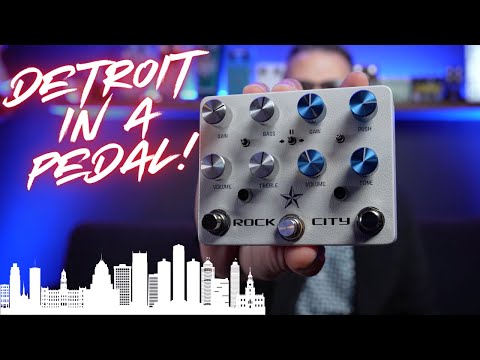 ROCK CITY Dual Overdrive by Mojo Hand FX! "Improved Odessa" with "Pozze" Switching System and Series/Parallel Order Switching! (Check out description!) Standard White Pearl Finish **FREE SHIPPING!!** image 4