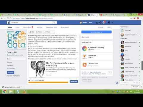 Promoting Perl to Facebook Page