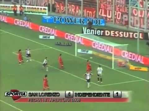 Gaston Damian Aguirre - San Lorenzo vs Independiente - Apertura 2008