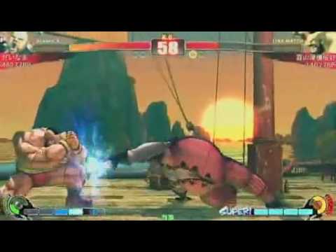 SF4:Rui (Ch),Dainama (Ru),Coop (Bl) vs Hame.Na.Geru (Za),? (Ry),Setsujou (Za) (Part 2)