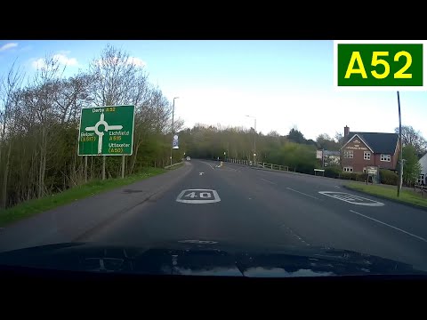 Long Drive: Macclesfield to Derby via A523 and A52