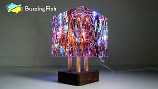 Resin Night Lamp With Epoxy and Dead Branches / Resin ART