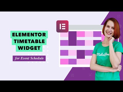 How to Add Timetable Event Schedule Widget for Elementor
