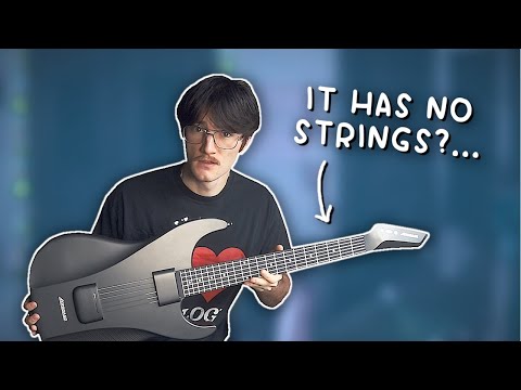 This Weird MIDI Guitar Has NO STRINGS? (AeroBand Guitar Review)