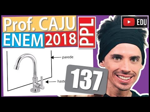 [ENEM 2018 PPL] 137 📓 PROJEÇÃO ORTOGONAL Uma torneira do tipo 1/4 de volta é mais econômica, já