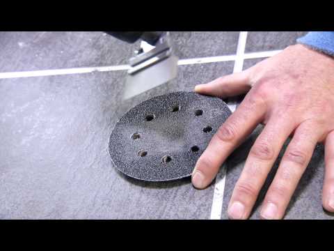 Cleaning tile grout with the FEIN MultiMaster