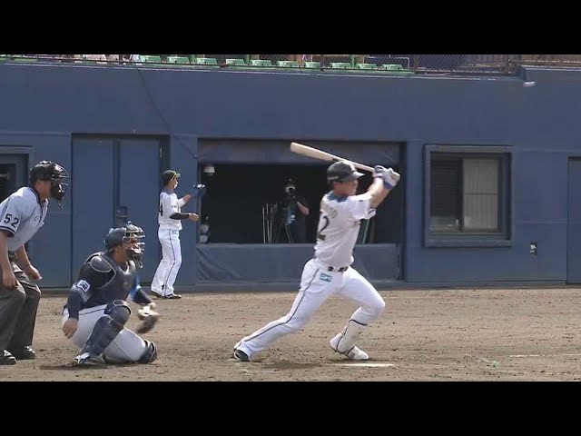 【ファーム】ファイターズ・松本 勝ち越しのタイムリーヒットを放つ!! 2021/8/22 F-L(ファーム)