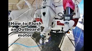 How to flush a Mercury, Suzuki, Evinrude, Yamaha outboard motor boat engine