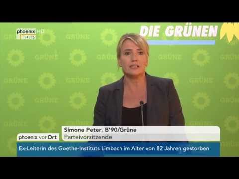 Spitzentreffen der Großen Koalition: Parteipressekonferenz von B'90/Grüne am 12.09.2016