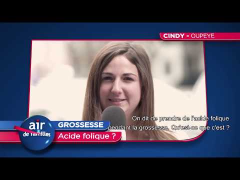 Air de familles - Grossesse, acide folique